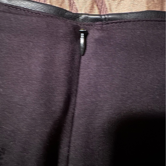 Cabi Jett Skort - Black With Faux Leather - Size: 8 - Picture 5 of 12